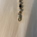 cabochon amethyst and pearl sterling silver bracelet
