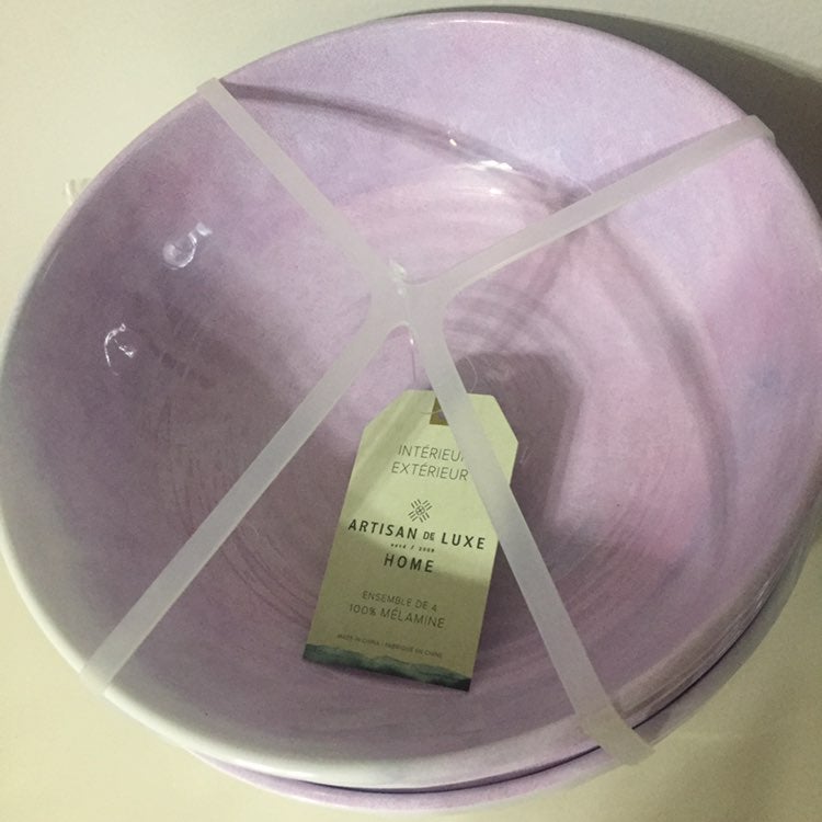 Artisan de Luxe melamine bowels, nwt