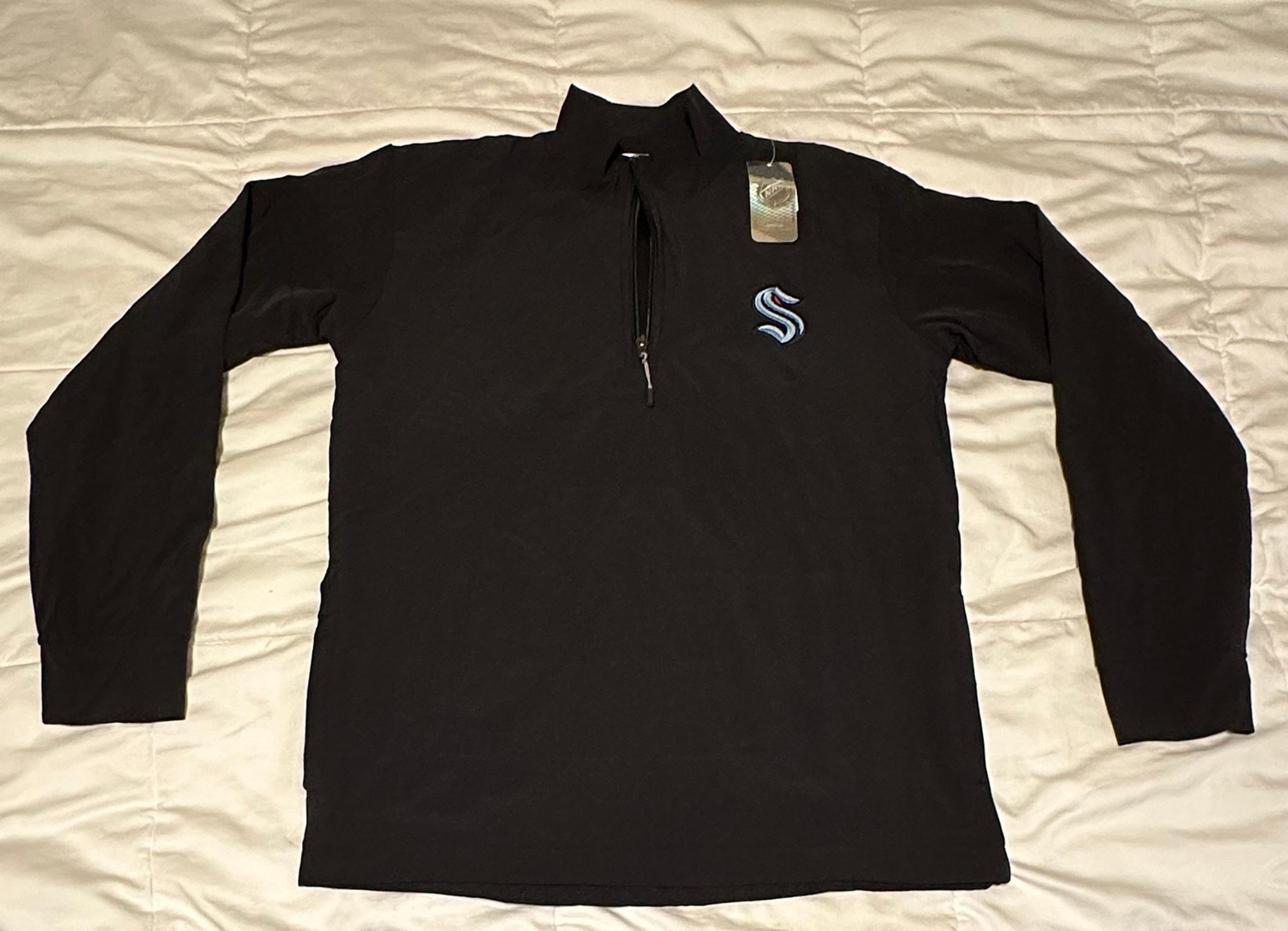 NHL Seattle Kraken Quarter Zip Pullover/Jacket With Pockets