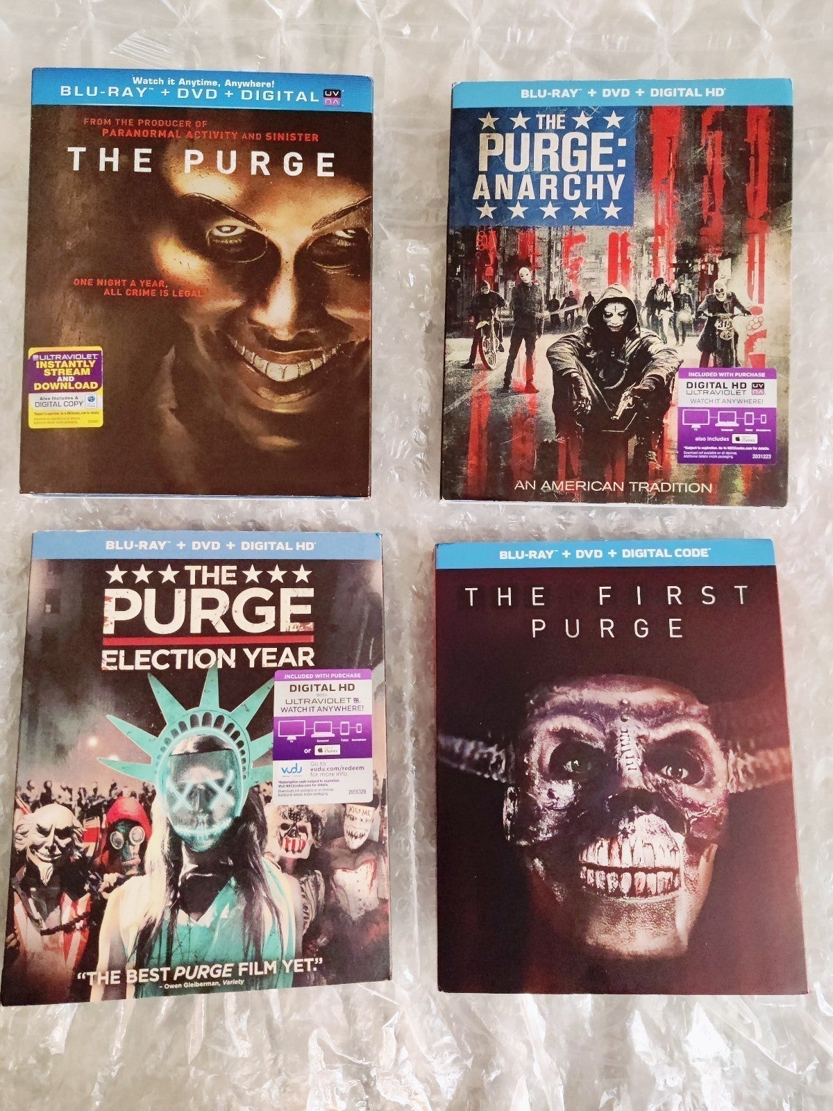 The Purge 1-4 Blu-ray + DVD Collection