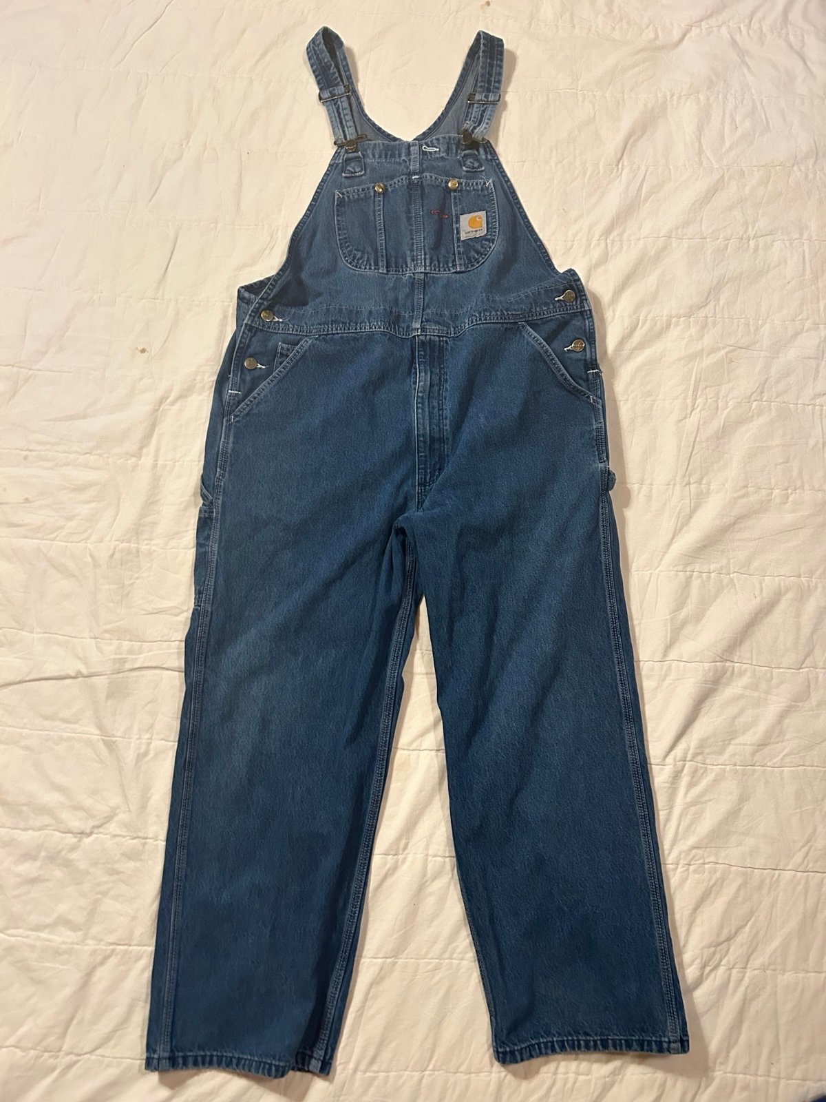 Carhartt Denim Overalls Men’s size Large 36 /26 inseam
