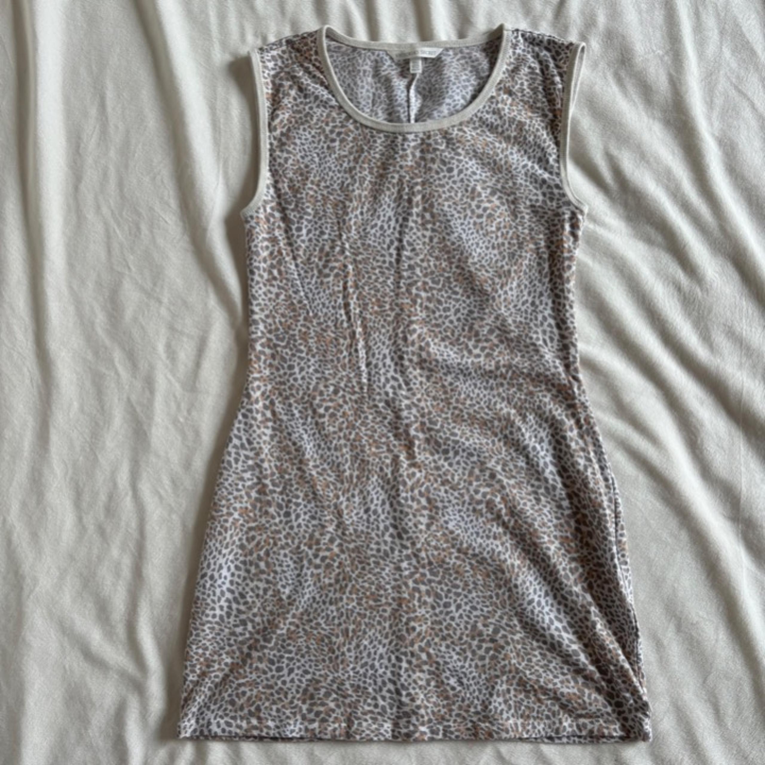 Victoria's Secret Nightgown Leopard Animal Print Sleepwear Cotton Women Size XS