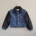 Dear John Shearling Trucker Dark Wash Denim Sherpa Jacket