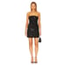 Anthropologie Revolve Le Superbe Nominee Tux Mini Dress In Black Size 8 NWT 595