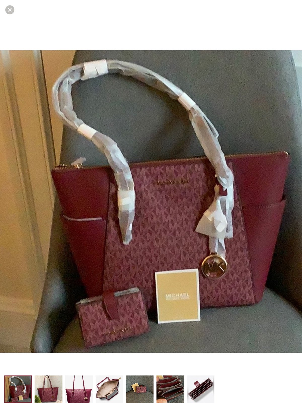Michael Kors Tote with Matching Card Case