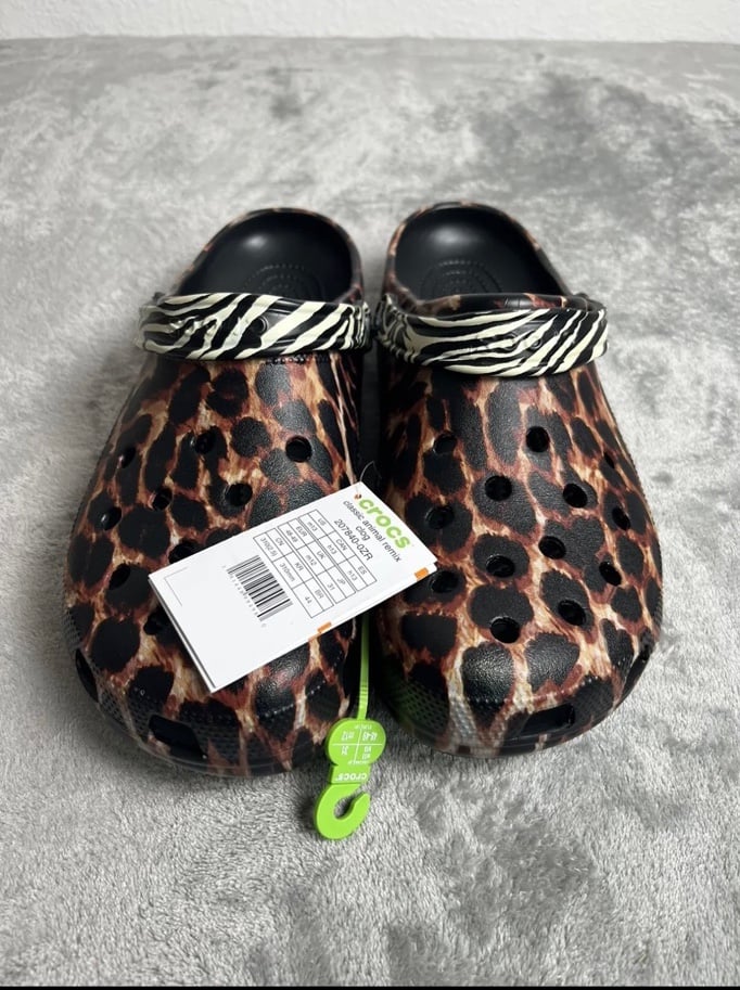 Crocs Men's and Women's Classic Animal Print Clogs Slip On Men’s Size 13 New