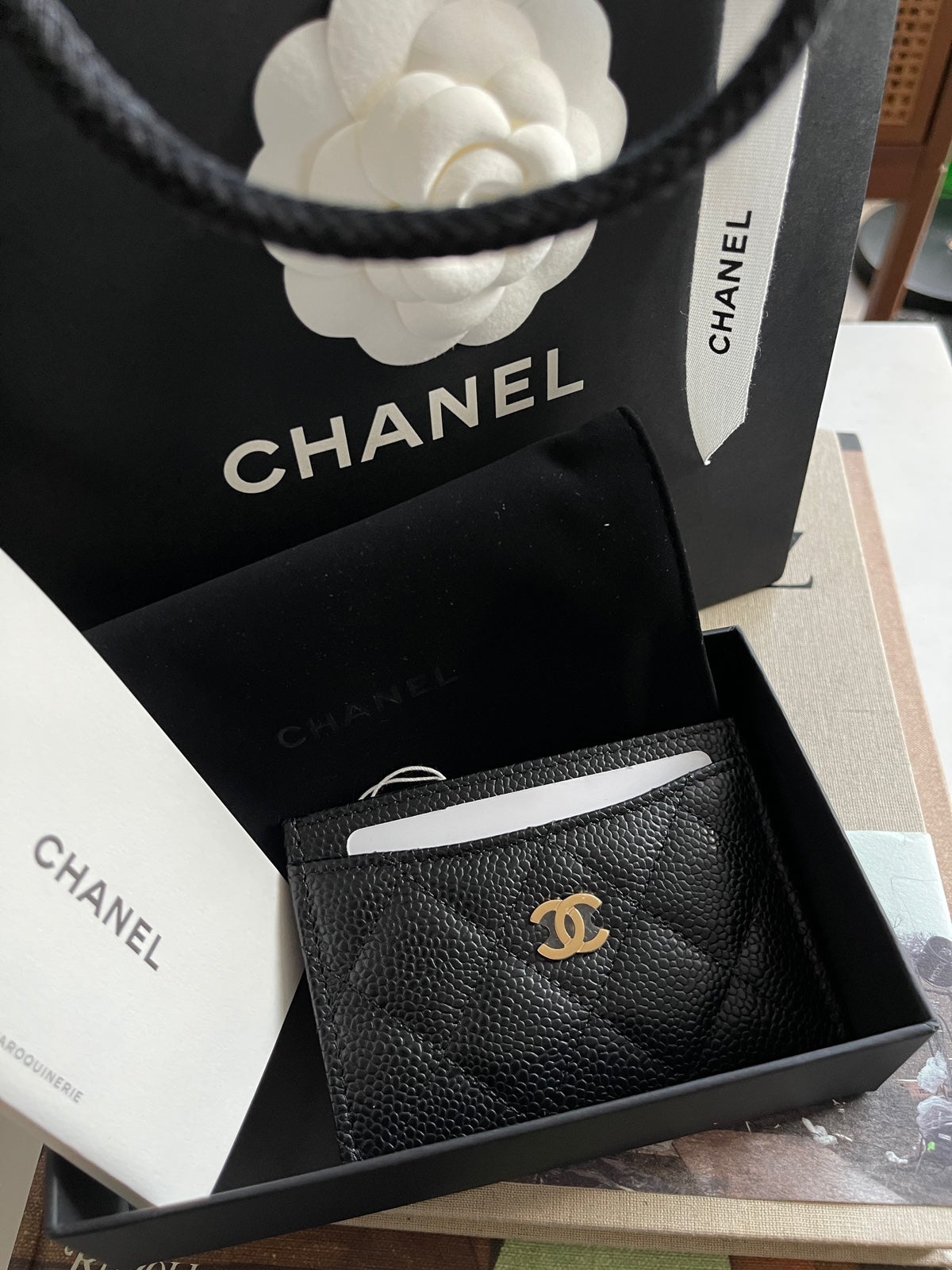 Chanel card holder