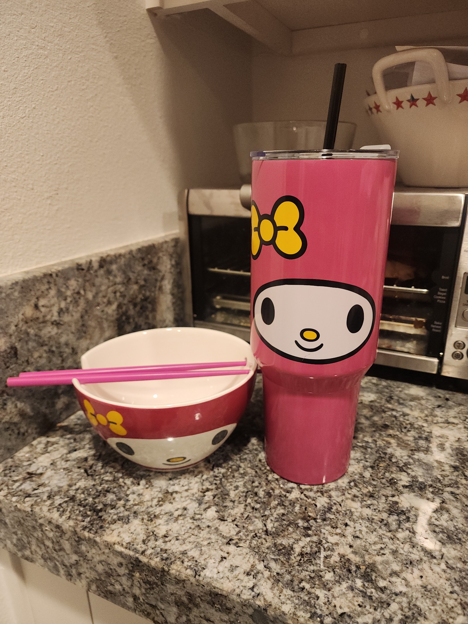 Hello Kitty My Melody Bowl and Tumbler set