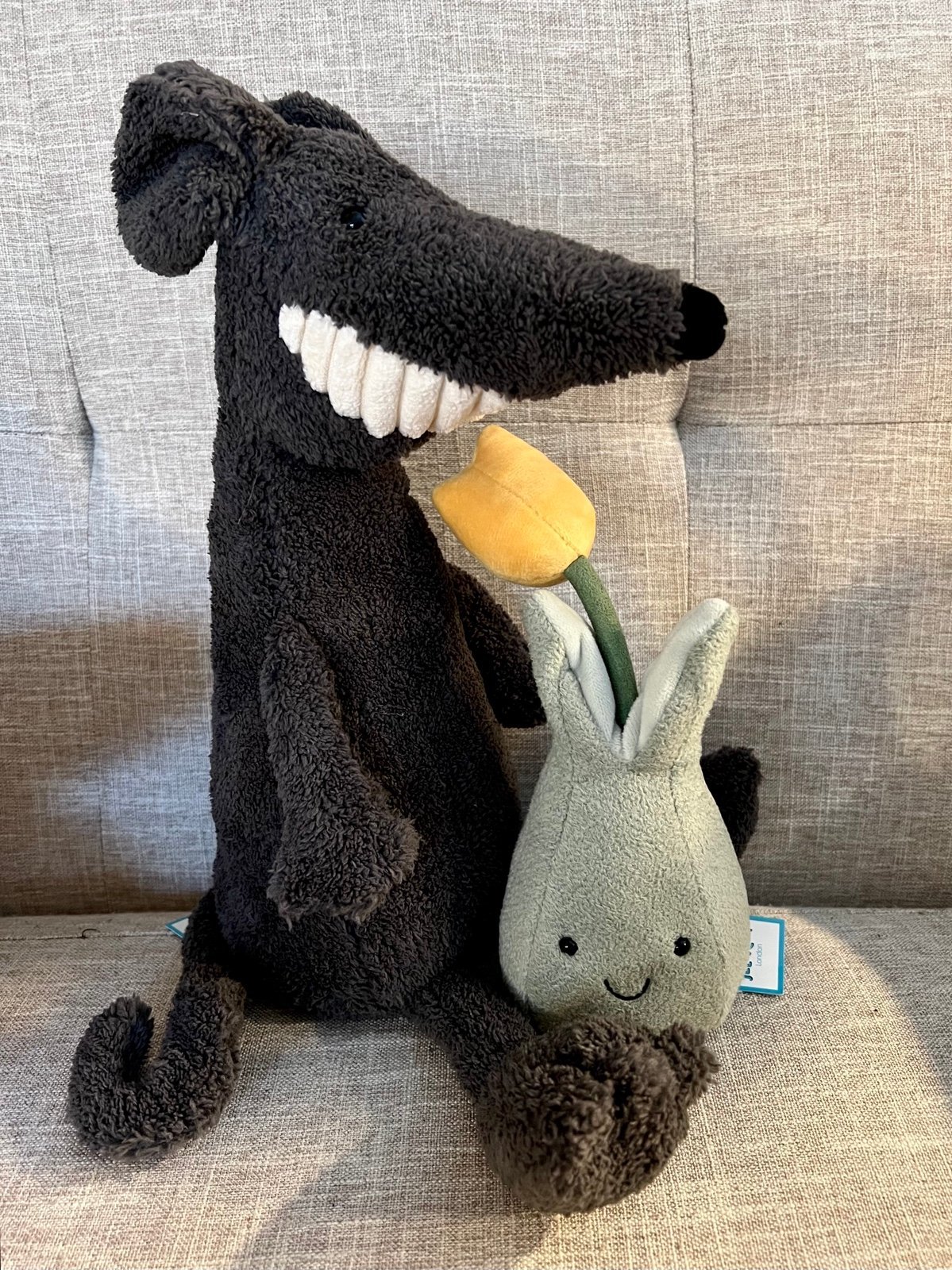 Jellycat Bundle of Toothy Rat and Sproutling