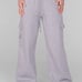 YoungLA Classic Cargo Joggers in Heather Grey: LARGE
