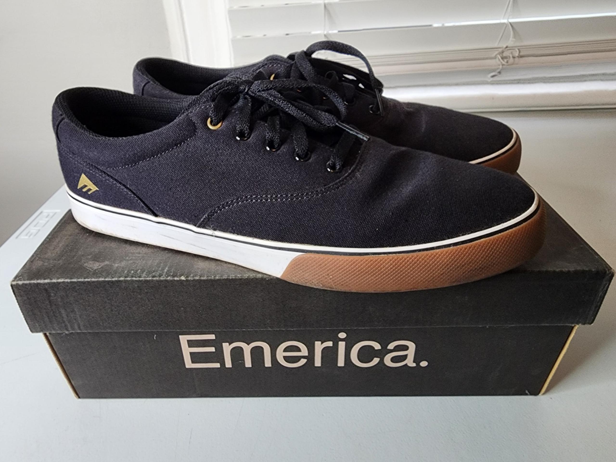 Emerica Colin Provost The Provider Black/White/Go ld - Size 12