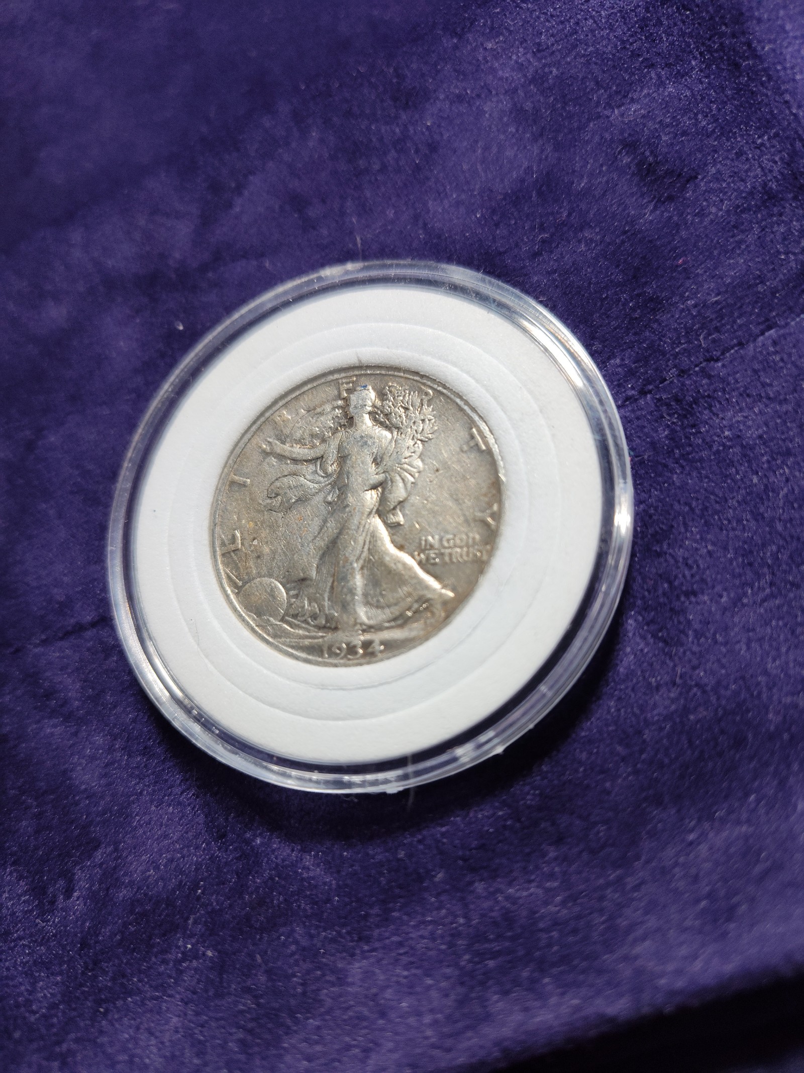 1934 standing liberty half dollar ....hp67