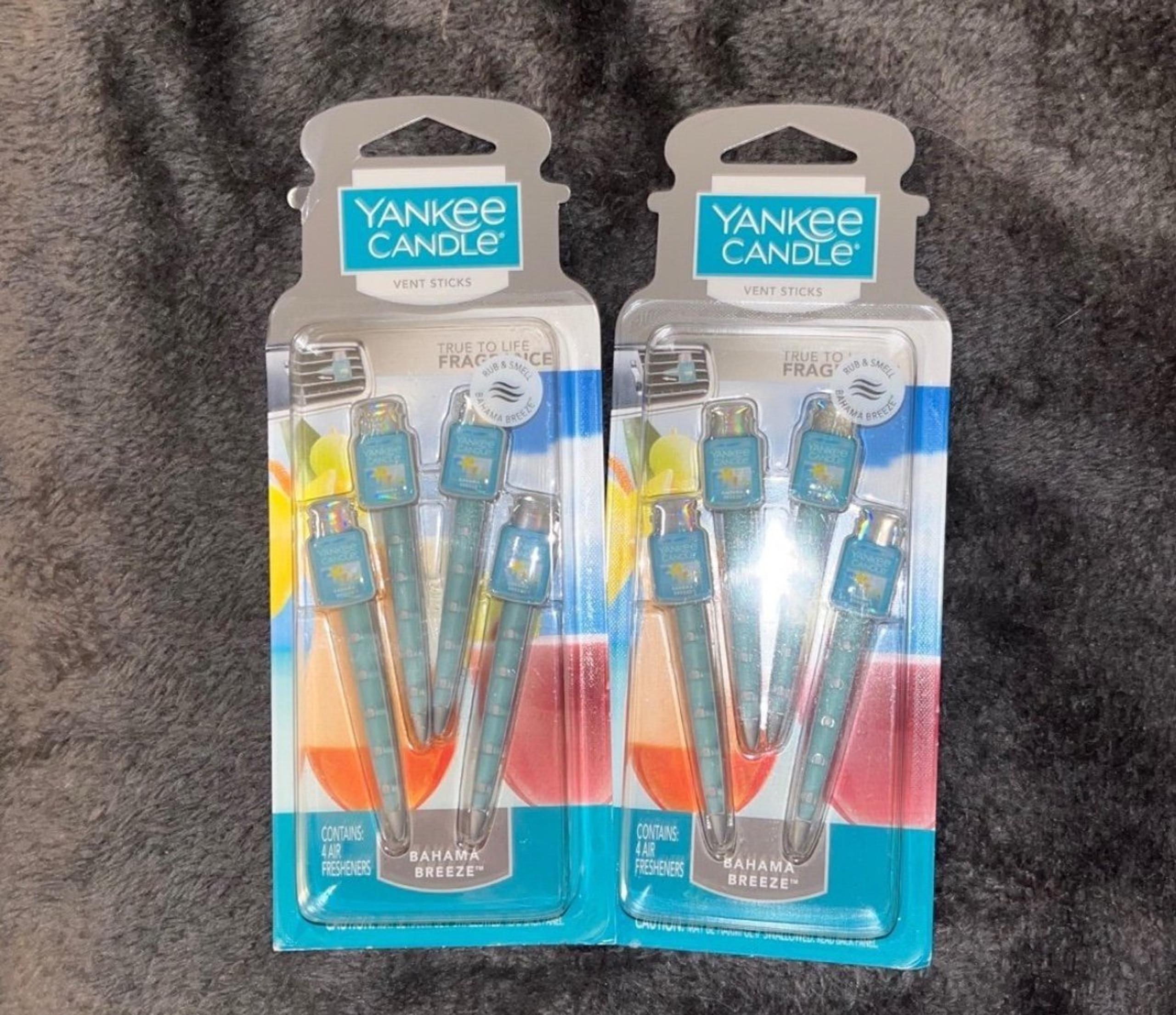 Yankee Candle - Bahama Breeze - Car Vent sticks  S/2