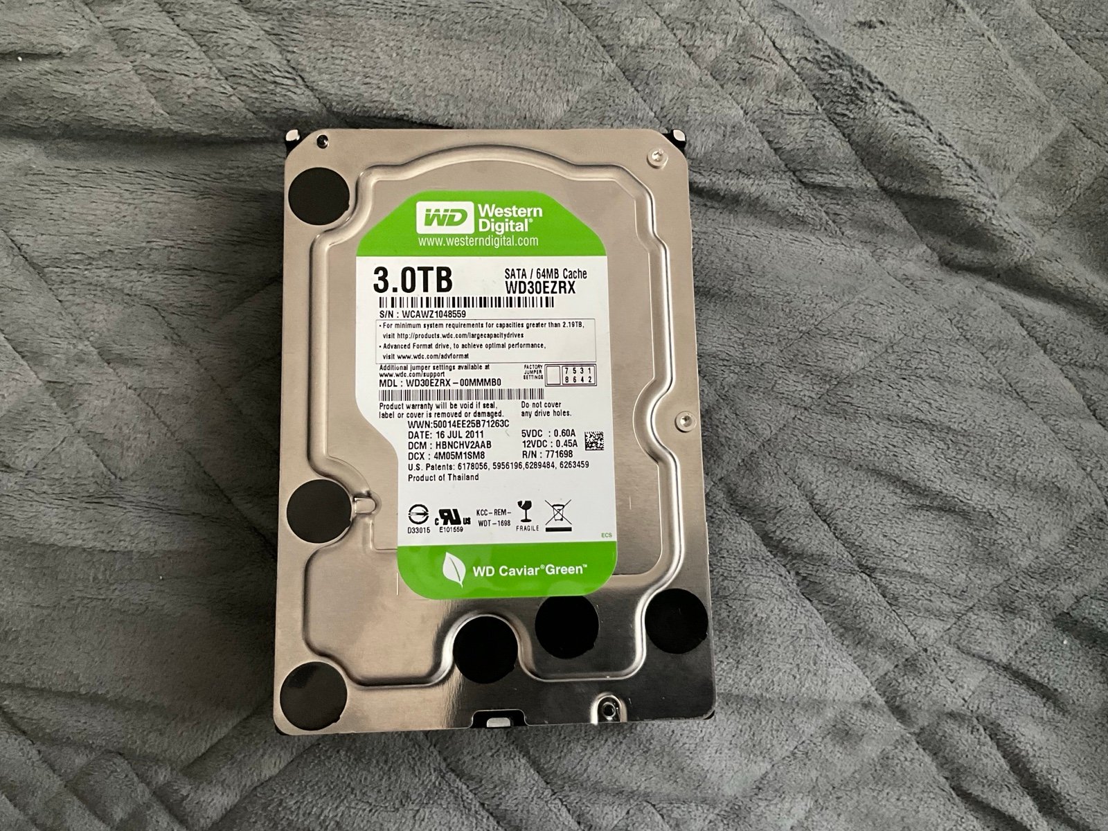Western Digital 3TB Hard Drive