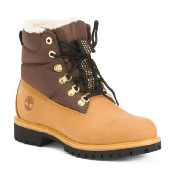 New TIMBERLAND Men's Waterproof Puffer Work Boots Size 9.5