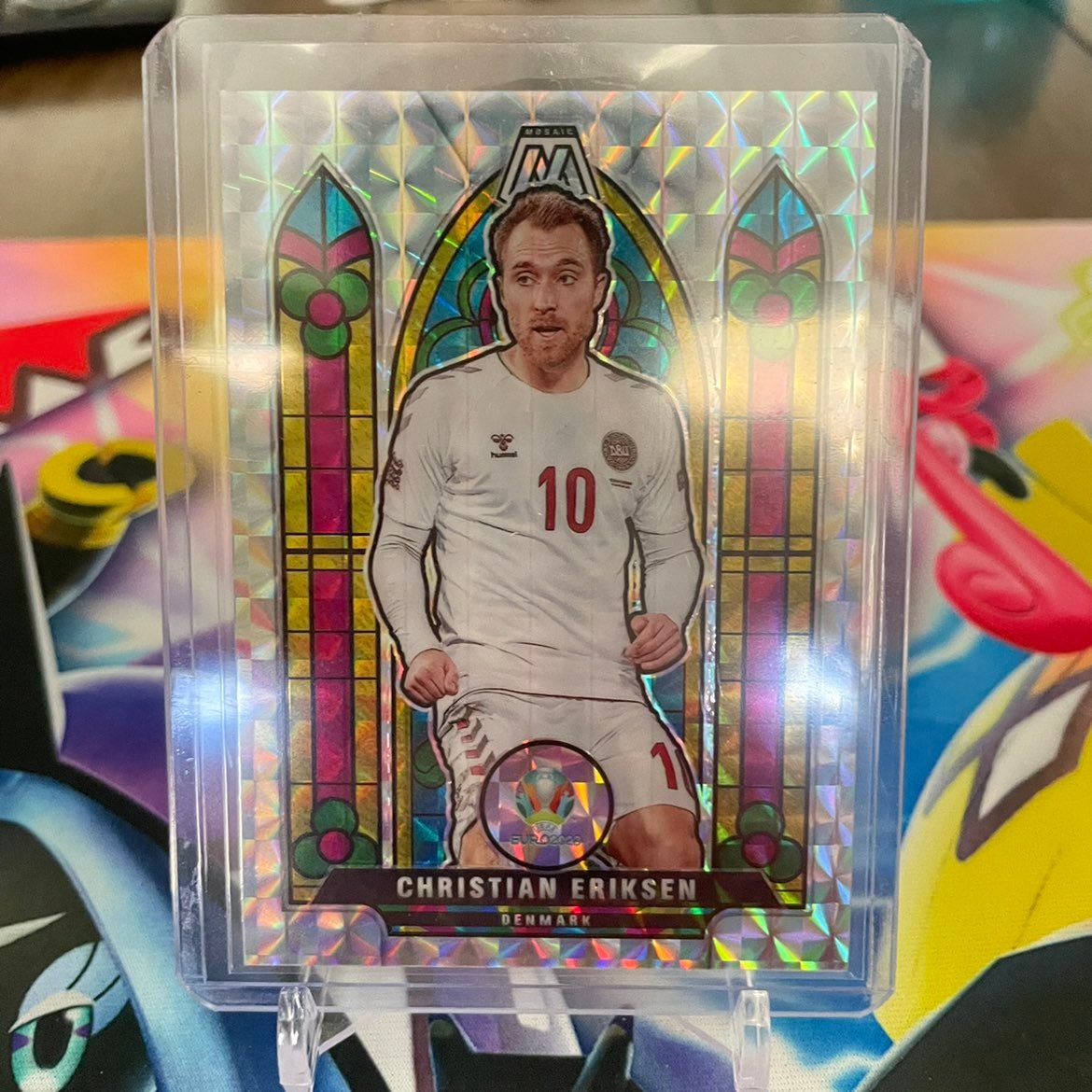Christian Eriksen Stained Glass Mosaic