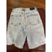 Trendy Distressed Acid Wash Denim Shorts - Frayed Hem Summer Style