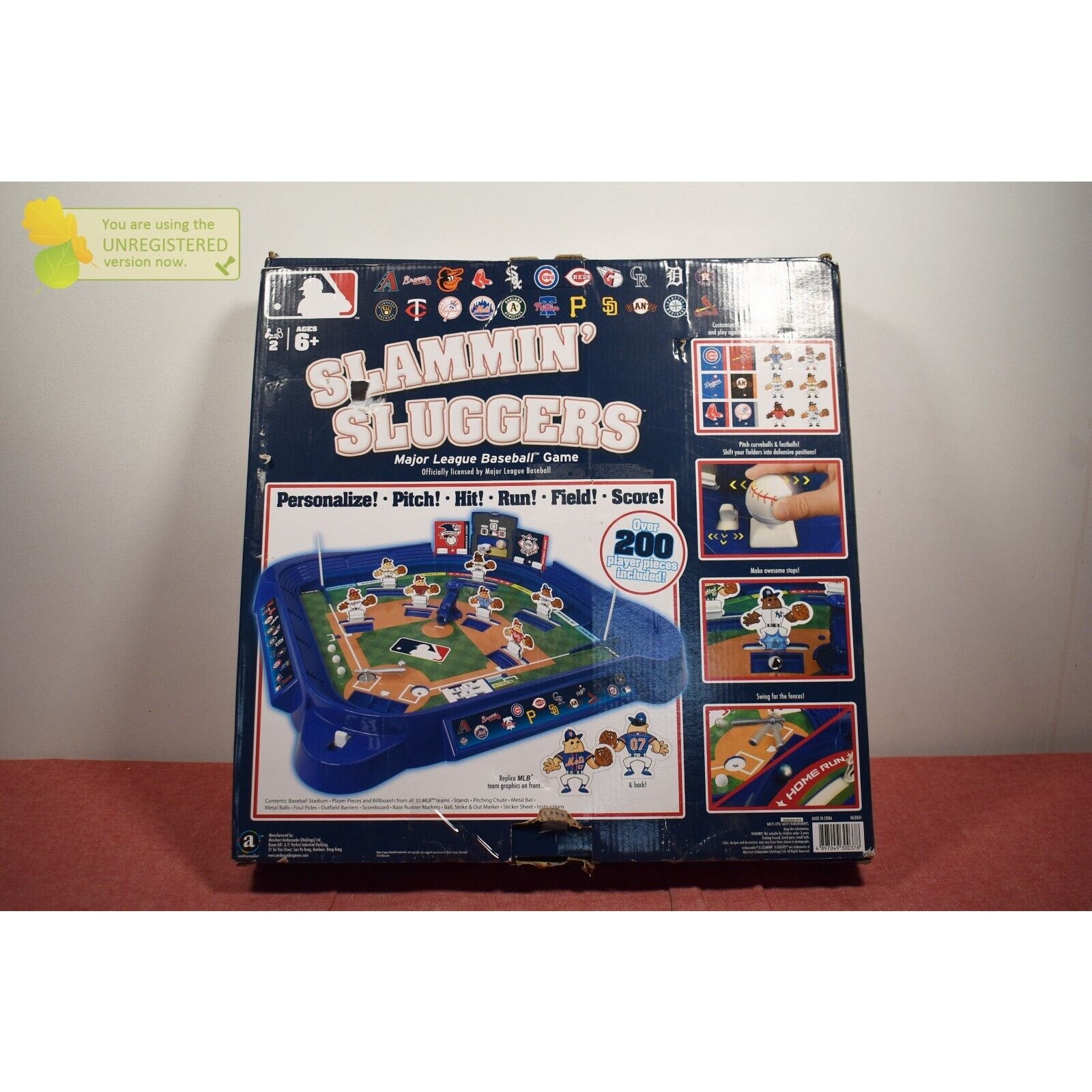 MLB Slammin' Sluggers Baseball Game