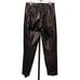 Vintage Bagatelle Leather Pants Womens 30 x 30 Black Fully Lined No Pockets
