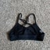 Bombshell Sportswear Braid Back Sports Bra in Black size medium