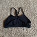 Bombshell Sportswear Braid Back Sports Bra in Black size medium