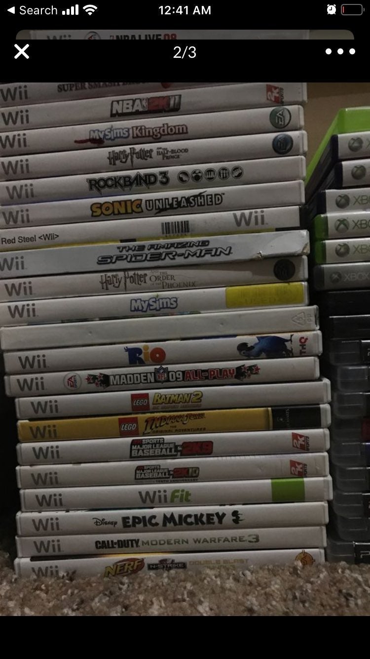 Wii games starting from 9.99 each