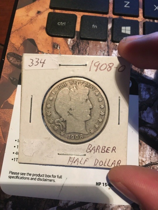 1908-O Barber Half Dollar