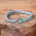 Natural Crystal Opal Beaded Healing Reiki Balance Women Handmade Bracelet Gifts