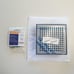 Bernkot 6 x6 Square Shower Drain, 304 Stainless Steel w/ Hair Strainer, New.
