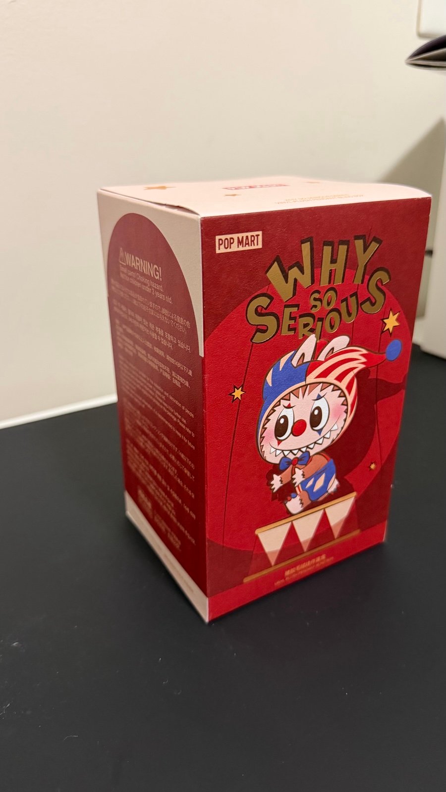 Pop Mart Why So Serious Vinyl Plush Pendant BLIND BOX- UNOPENED!