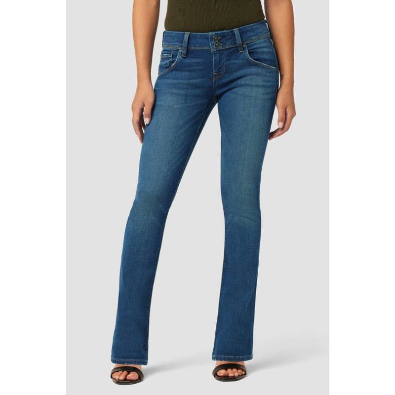 Hudson Beth Mid-Rise Baby Bootcut Jeans Size 27 NWT