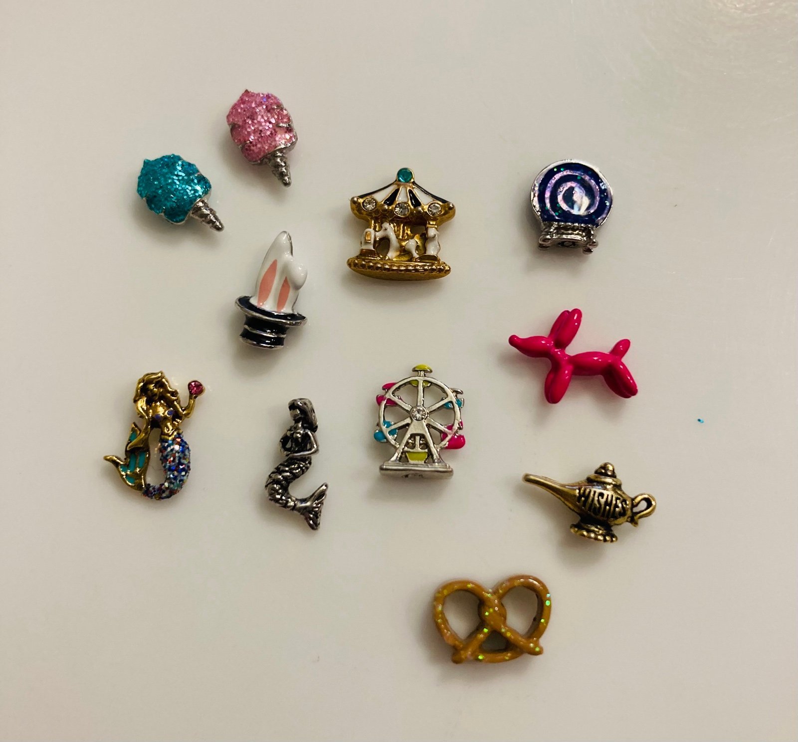 Origami Owl Circus/Carnival Charms