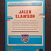 Jalen Slawson - Autographed - 2024 Panini Donruss Rated Rookie Signatures - Mint