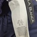 NWT La Blanca Island Goddess Navy Off Shoulder Ruffle One Piece Size 12 B96