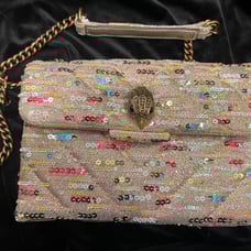 KURT GEIGER LONDON EMBELLISHED KENSINGTON CROSSBODY BAG