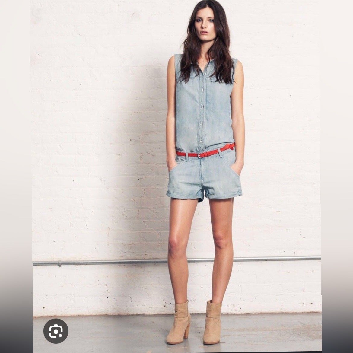 Rag & Bone Jeans Women’s Dumont Denim Romper