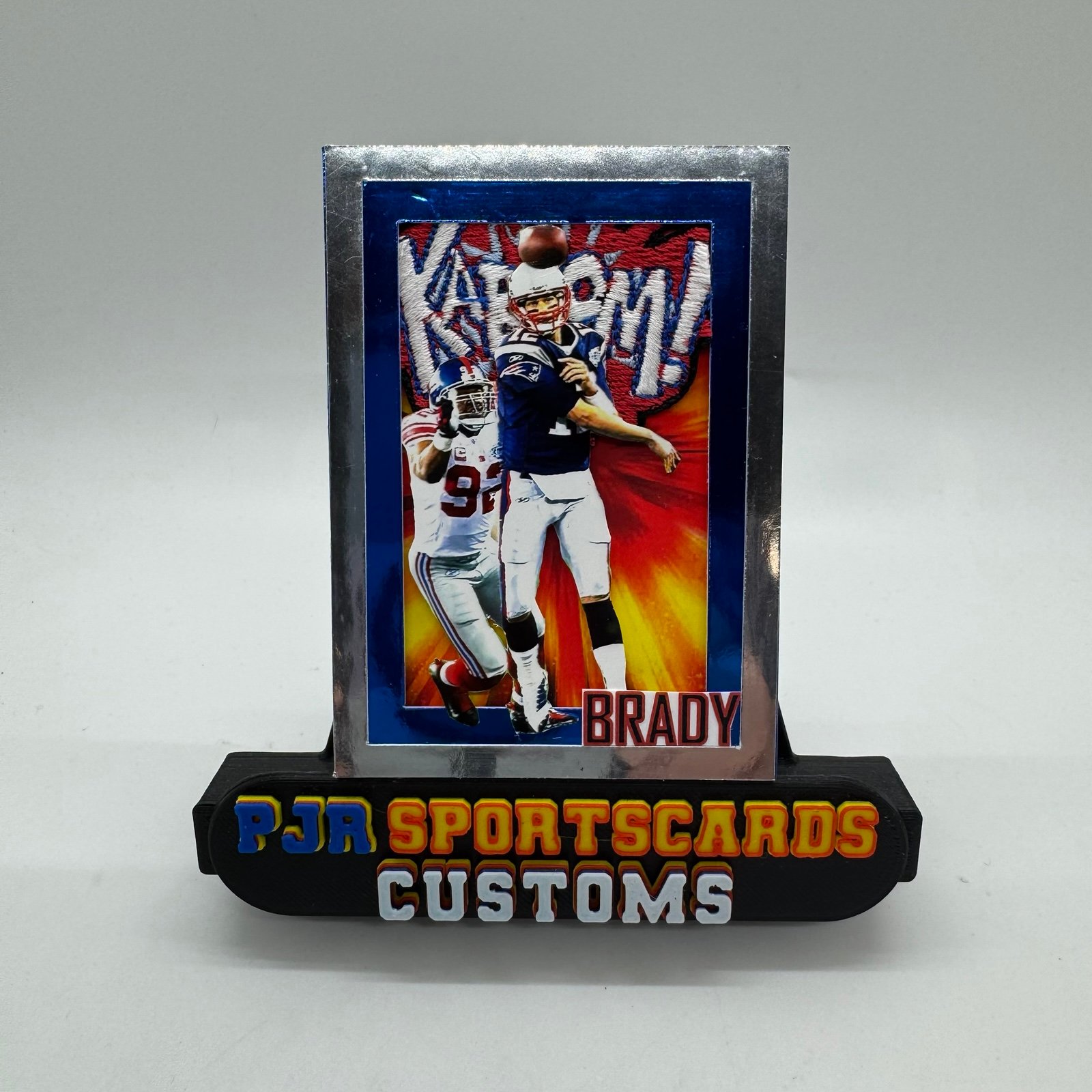 Custom made art card ACEO of Tom Brady New England Patriots
