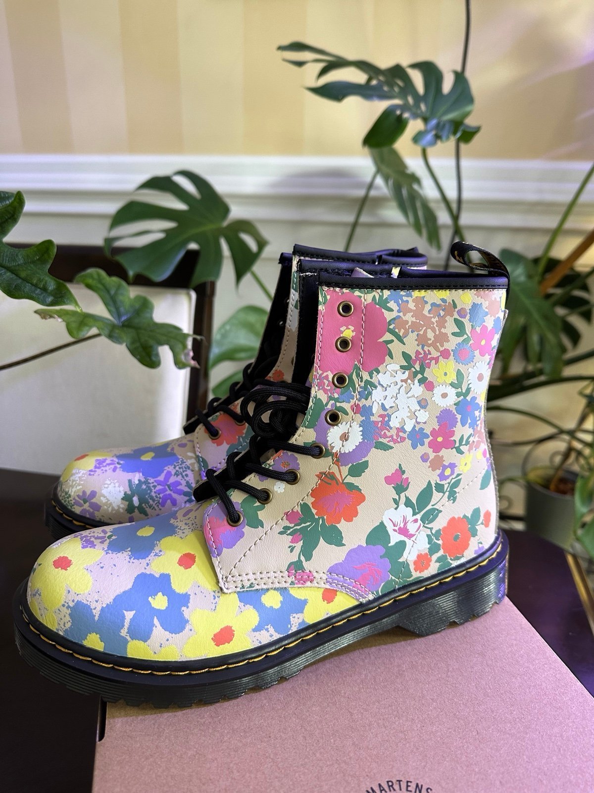 Dr. Martens Pascal Floral Mashup Hydro Boots