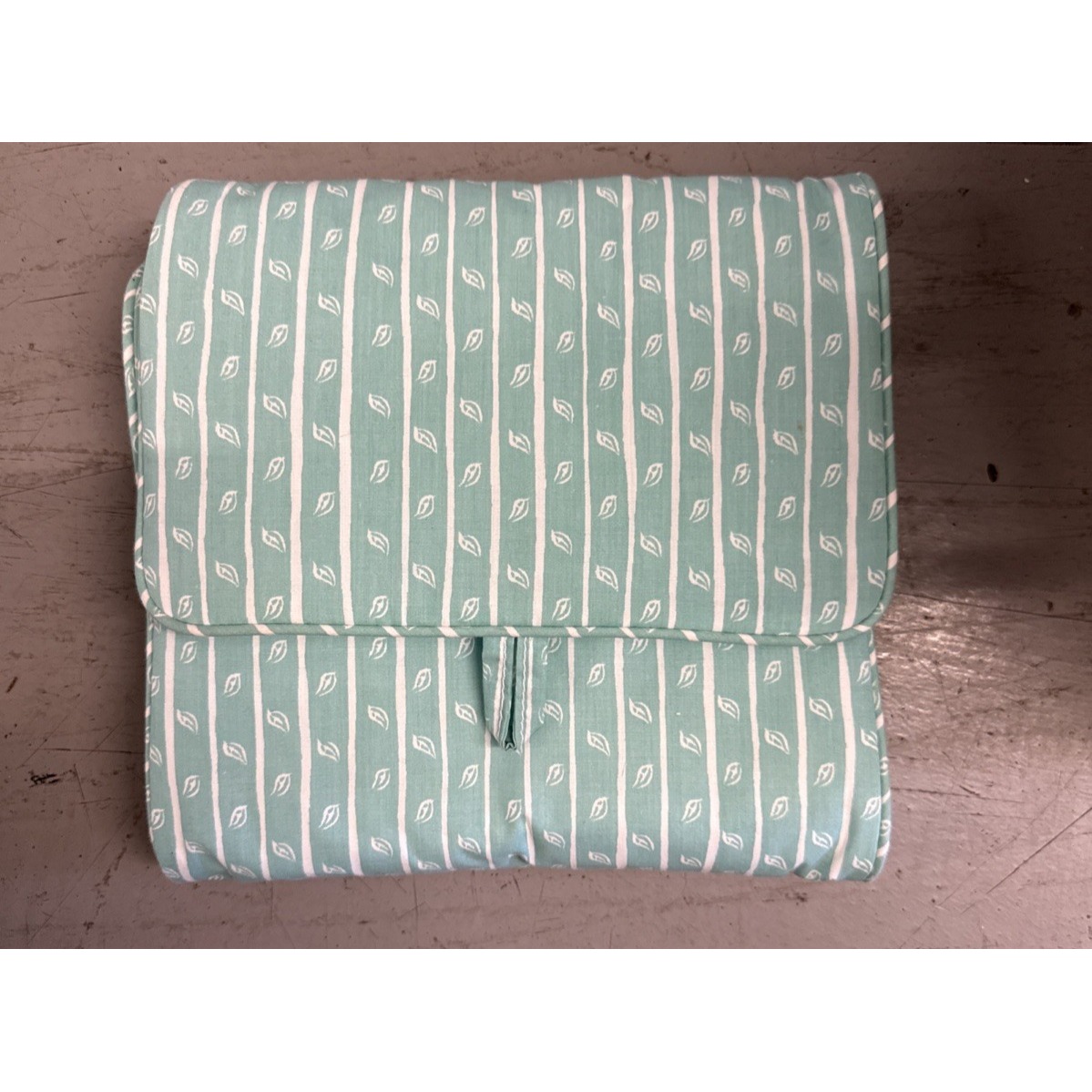 Victoria Secret TRAVEL TOILETRY BAG second skin satin gold tag vintage