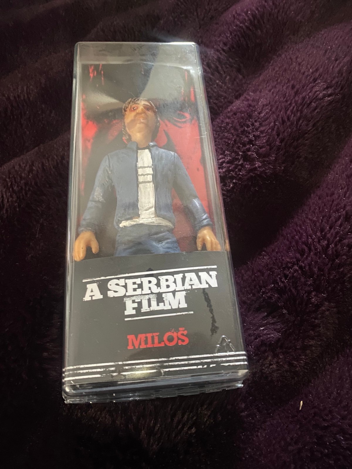A Serbian film Milos toy SIGNED & NUMBERED action figure RARE horror BRAND NEW