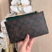 NWT - COACH Phone Wallet In Colorblock Signature Canvas - C2874 Brown/Dark Pine