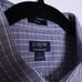 J.CREW Performance Dress Shirt White Gulf Blue Slim Plaid Button Down Men's L