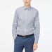 J.CREW Performance Dress Shirt White Gulf Blue Slim Plaid Button Down Men's L