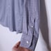 J.CREW Performance Dress Shirt White Gulf Blue Slim Plaid Button Down Men's L