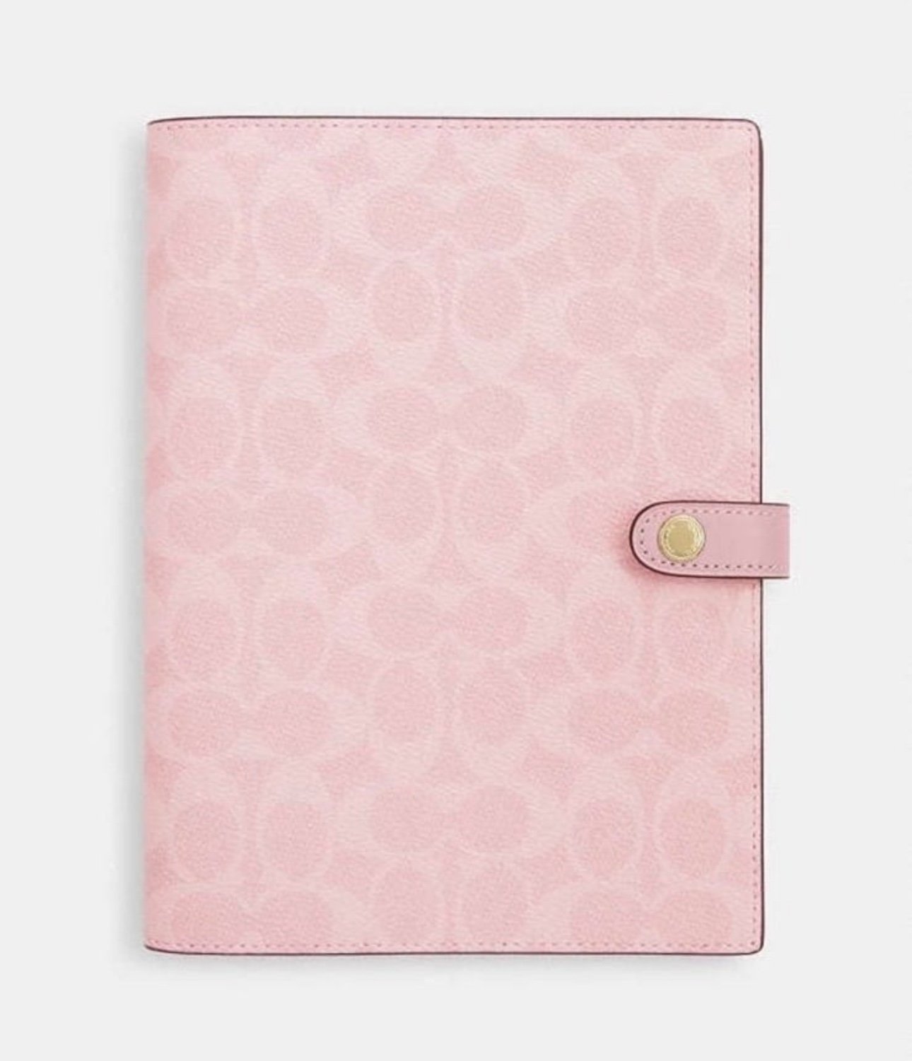 Coach Notebook In Signature , powder pink