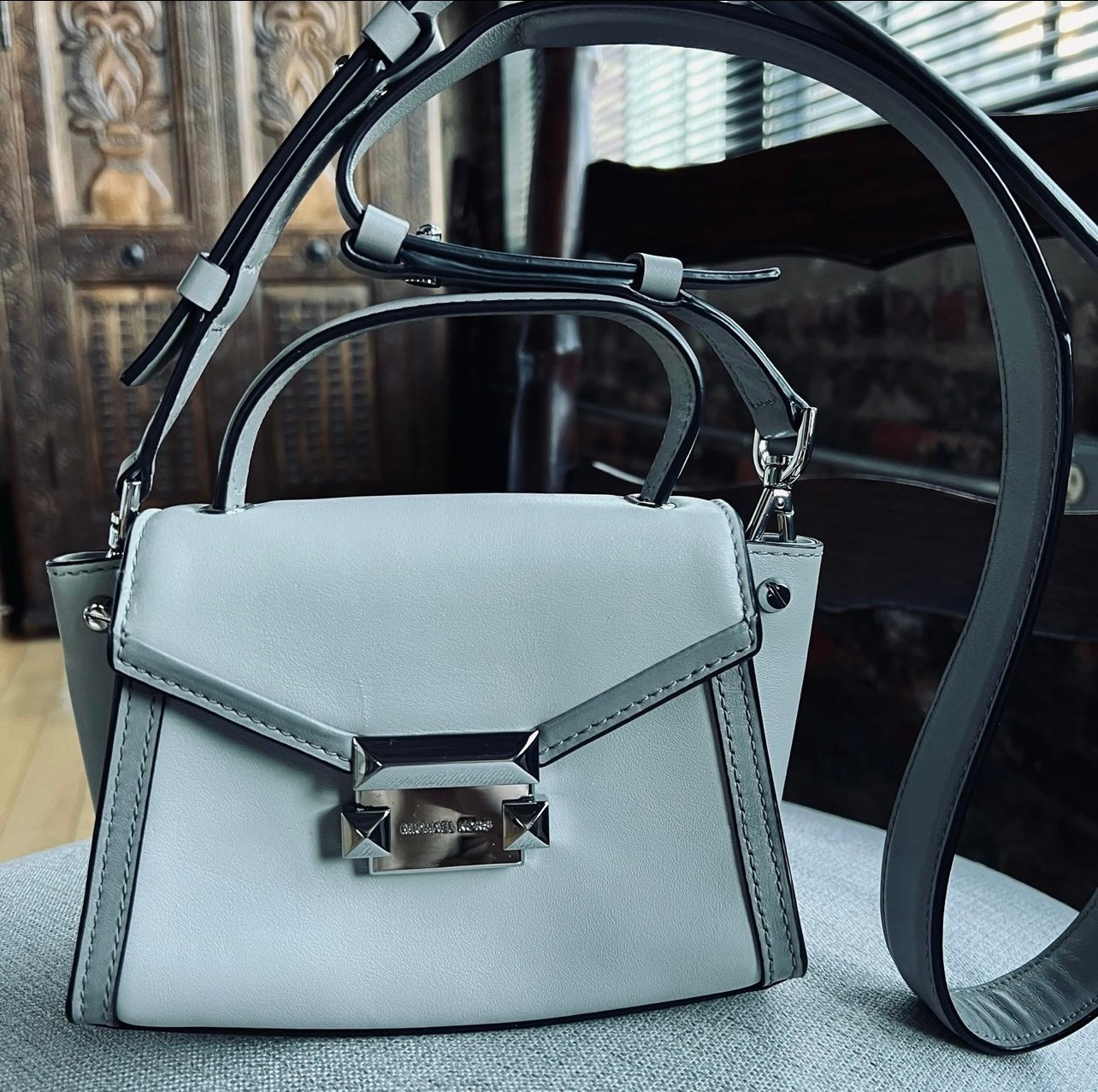 228 Michael Kors MINI Whitney Leather Crossbody