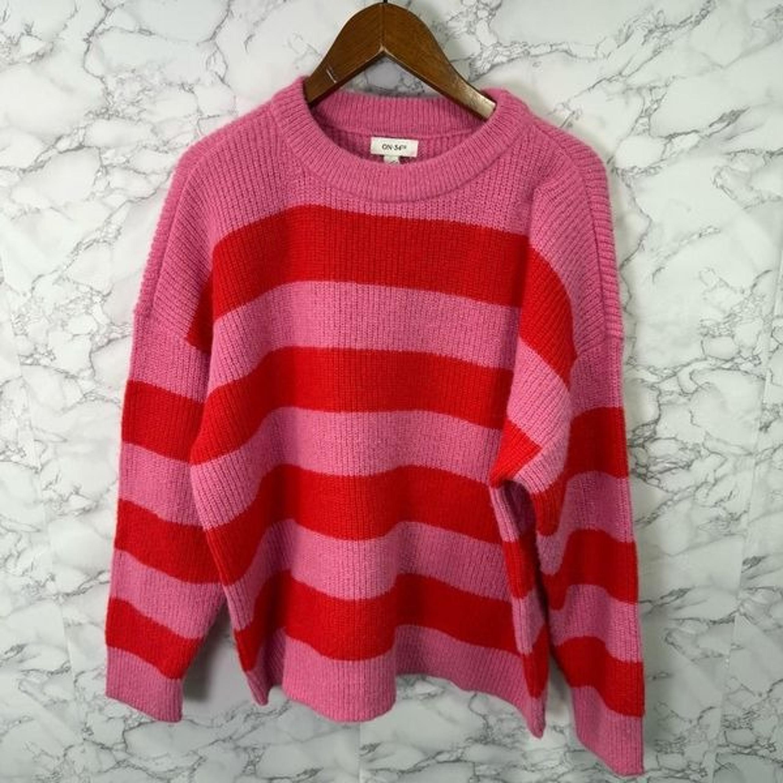 Women’s Plus Sweater sz 2X Macy’s On 34th Chunky Crewneck NEW G453-C