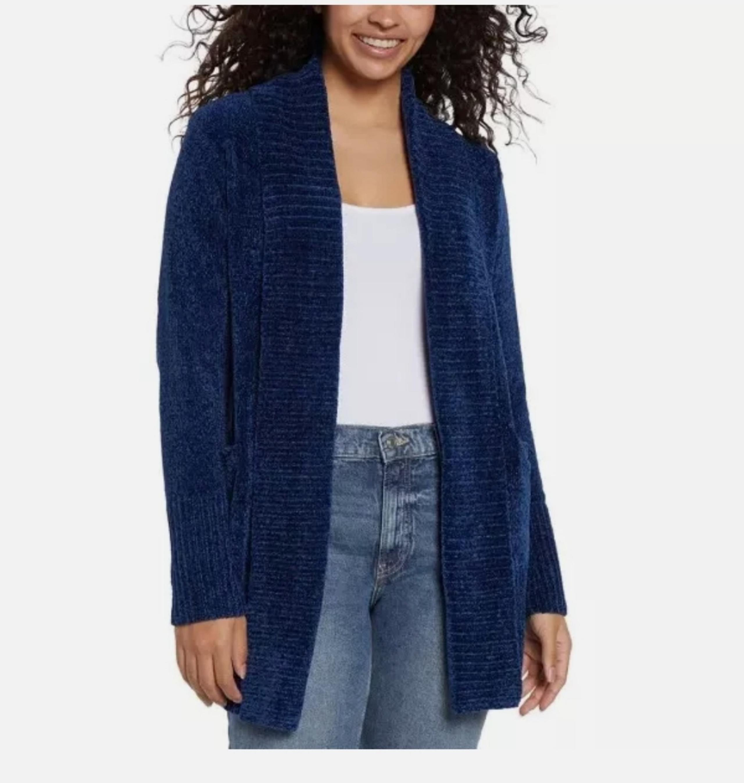 Orvis ladies chenille sweater cardigan