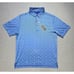 Bobby Jones Polo Shirt Adult Large Blue Clover Golf Performance Stretch Mens
