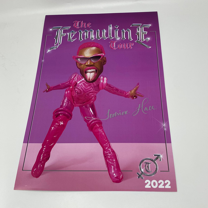 Todrick Hall Poster 11x17 Femuline Tour 2022 Autographed Signed VIP Exclusive